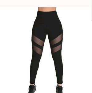 Sexy mesh Legging high waist pants